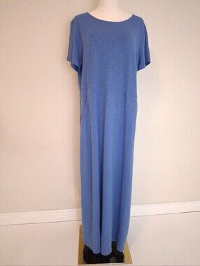 J. Jill Slub Cotton & Modal Shortsleeve T-Shirt Maxi Dress